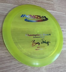 Innova Champion PFN BEAST 1x 2003 BARRY SCHULTZ- 176g Rare OOP Yellow w/Rainbow