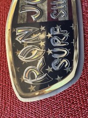 RON JON Surf Shop Surfing Glossy Promo Advertising sticker American Flag Version