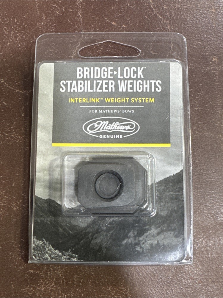 Mathews 1oz Bridge-Lock Weight InterLock Stabilizer Archery NEW