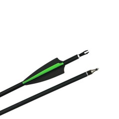 12pcs Archery Carbon Arrows 30inch SP500 For Compound Recurve Bow Hunting Target