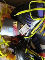 Roller Derby Cobra Torsion Beam Roller Skates Sz 10 Men’s Purple Black NWT Box