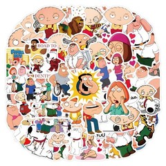 Mix 10/50 PCs Family Guy Luggage Notebook Laptop Car Sticker – No Duplicate