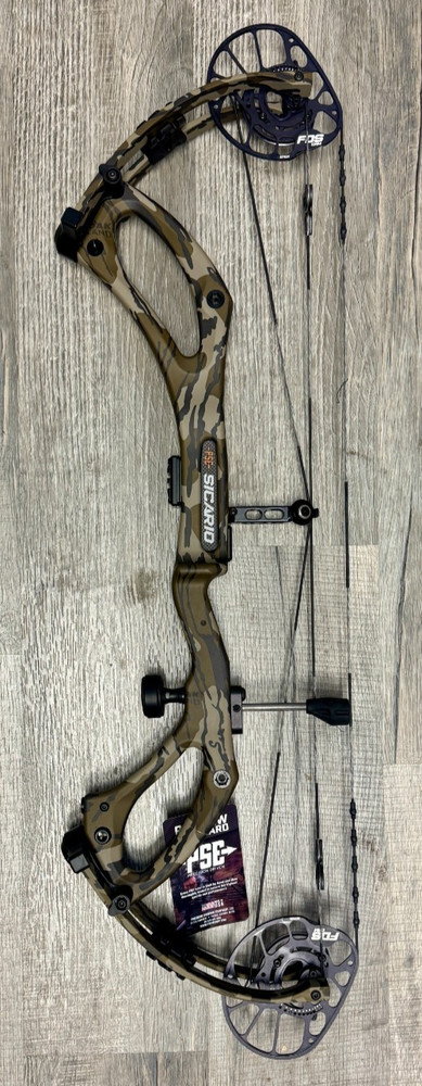 PSE Sicario FDS Right Hand 60LB Mossy Oak Bottomland Carbon Bow New