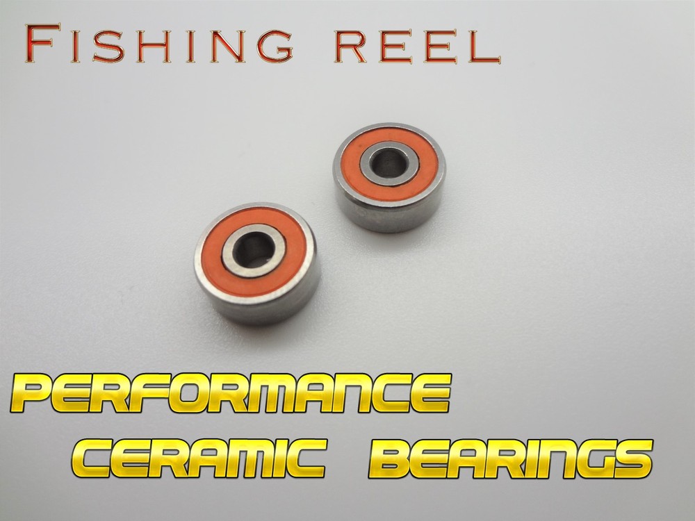 H5 High performance Fishing Reel Bearings Ceramic Hybrid ABEC 7 5x11x4 set of 2