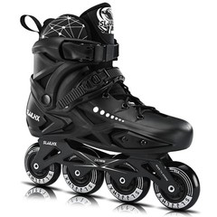 Professional Inline Skates for Men Women,Beginner Unisex, Black