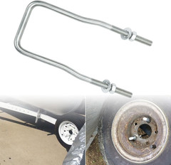 Trailer Spare Tire Mount Bracket Ubolt Tire Carrier Holder Fit For Side Mount 4