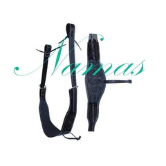 Horse Leather Cinch Western Horse Rear Flank Back Saddle Cinch with Billet Girth