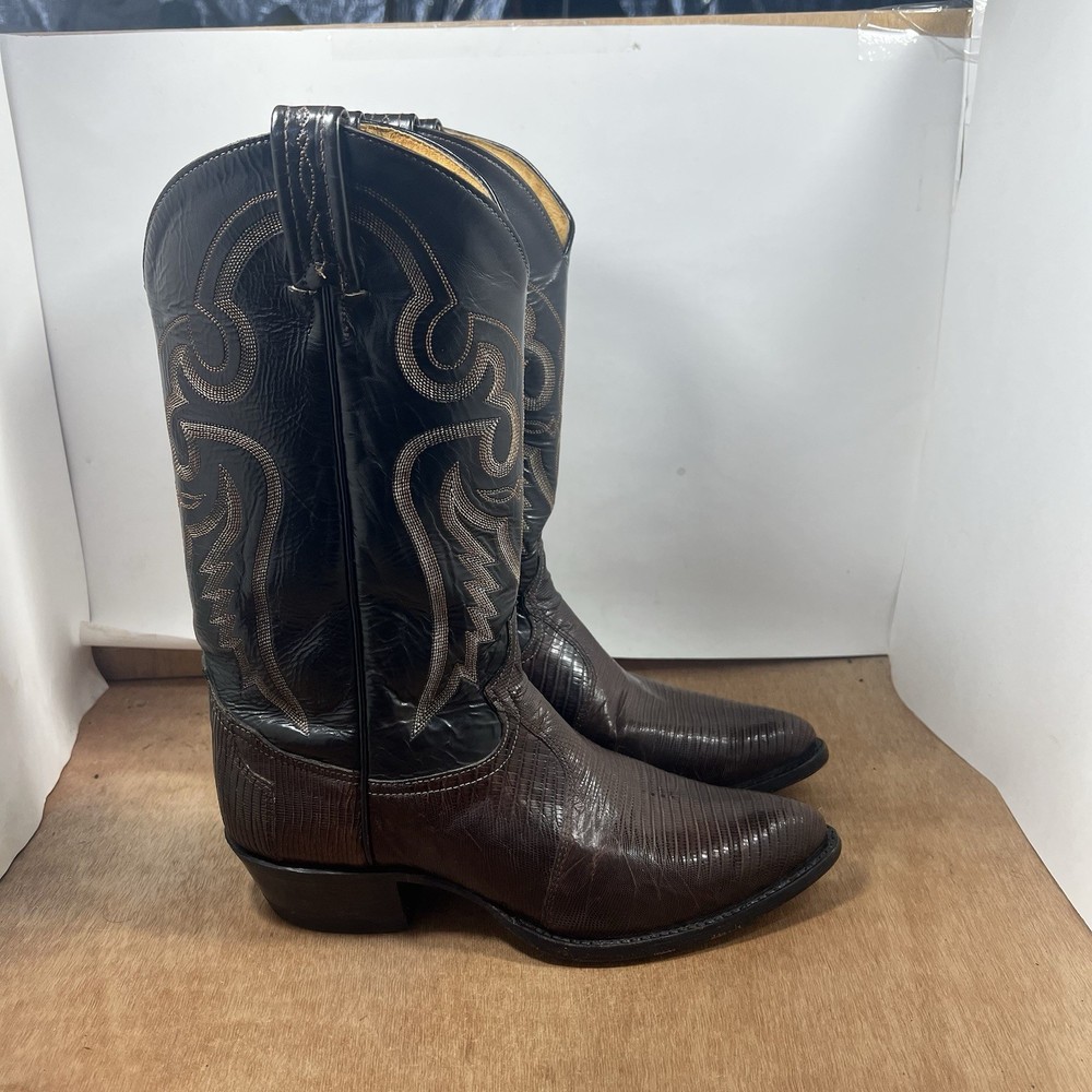 Tony Lama 48174 Men’s Size 9 D Western Boots Brown Leather