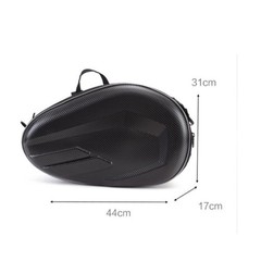 Motorcycle Saddlebags Universal Hard Shell Saddlebags Easy to Install