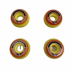 SCR Aggressive 4-pack 48mm 102A Skater Freestyle Inline Wheels NEW vintage