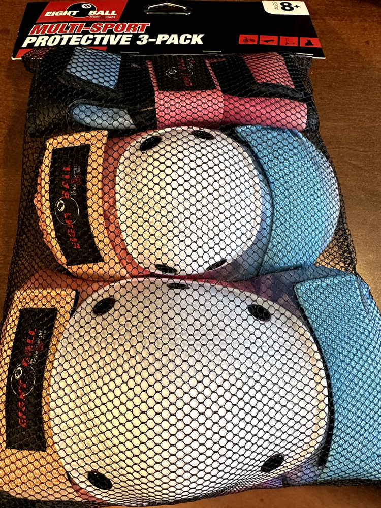 Eight Ball Kids’ 8+ Knee Pad Set 3pk Sunset Fade