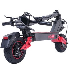11» Off Road Tires Electric Scooter 6000W Dual Motors 50Mph 60V 28Ah E-Scooter