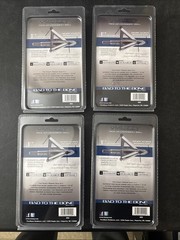 Muzzy Trocar Crossbow 100gr 3-Blade Fixed Broadheads Hunting Archery- 4 Pack NEW