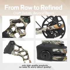 20-70lbs Compound Bow Set 34»Axle Archery Hunting Target RH/LH Shooting Outdoor