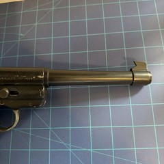 Vintage Crosman Mark II Air Pistol Target .177 C02 BB Gun, 1970s. With Papers