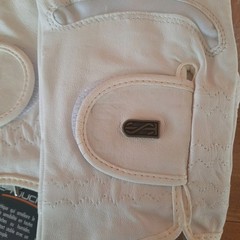 TREDSTEP DRESSAGE PRO Sz 7.5 White Leather & Synthetic FlexiGrip Riding Gloves
