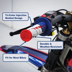 PIVOTRAX GRIPi Handlebar Grips – Fit for Dirt Bikes E-Dirt Bikes, Anti-Slip,…