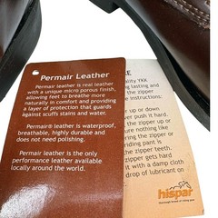 Hispar Victory Brown Leather Rear Zip Ladies Field Equestrian Riding Boot Size 7