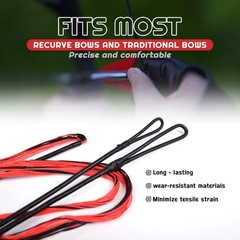 Archery Replacement Dacron 16 Strands Recurve Long Bow Actual 56-62″ Bow String