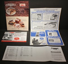 Accessories for Crosman Airgun, Decal, Service,& Copperhead 4 Fold-out Brochures