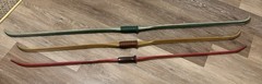 Lockslay Bows Old Vintage Antique Set of 3 (98445/98446) & Red Unknown Brand Bow