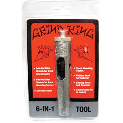 Grind King Truck Co. 6-In-1 Multi-Purpose Skate Tool