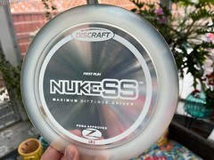 Disc Golf ICE Crystal Nuke SS First Run Proto Discraft (Rare White Stamp) #2519
