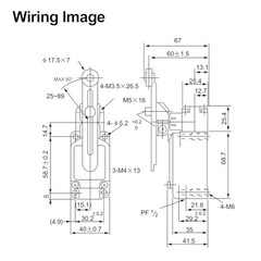 Adjustable Rotary Roller Lever Limit Switch WLCA12-2-Q Momentary 380V 10A