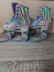 Impala Rollerskates Holographic Quad Roller Skates Women’s Size 6