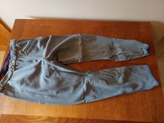 Breeches Full Seat Schumacher Ladies Sz 44 Horse Made in W Germany Med Gray