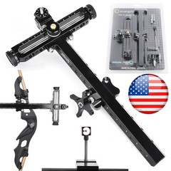 9″ Recurve Bow Sight 1 Pin Aluminum Archery Hunting Bow Target Aiming Tool