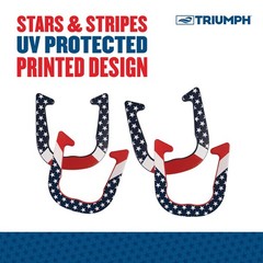 Triumph Sports Triumph Patriotic Forged Horseshoes Set 4 Steel Horseshoes 2
