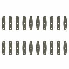 20PCS Microfiber Leather Slingshot Pouches for Hunting & Practice