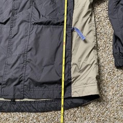 Women’s Riding Jacket Windbreaker Size Large Black Tan Vented Mountain Horse
