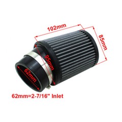 62mm 2-7/16″ Air Filter For Predator 212CC GX160 GX200 Racing Mini Bike Go Kart