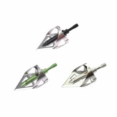Broadheads Fixed Blade100 Grain 360 Cut Hunting Archery Arrow Tip 3Pack 3 Color