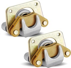 Rear Left/Right Brake Calipers Set with Pads for Polaris Ranger Crew…