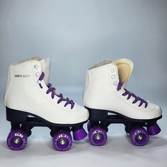 Skate Gear Roller Skates with Retro Quad Design Size 5 – Purple