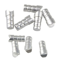 Aluminum Short Arrow Nocks ID6.2/7.6mm Half Moon Tails Archery DIY Shaft