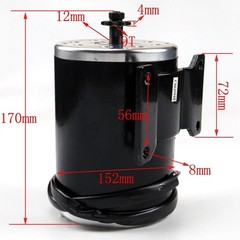 MY1020 24V 36V 48V 250W- 3000W Electric Motor for Razor Scooter E-Bike Buggy