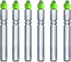 6PCS-LED Bobber Light Replacement Battery for Archery Nocks, Fishing (Green)