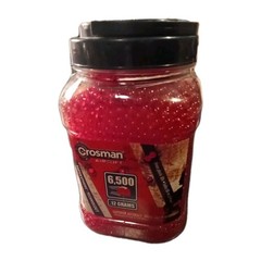 Crosman Airsoft 6mm Plastic BB’s 6500 12 grams Supersphere Technology.. Red…AV