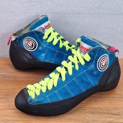 Boreal Women’s 5.5 EU 36 Vintage Rock Climbing Shoes Blue Black Spain 80s 90s
