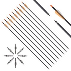 Archery 15-50lb Traditional Recurve Bow Mongolian Horse Bow Carbon Arrows Target