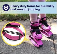 Kangaroo Jumping Shoe Bounce Jumping Shoes Kids Pink Medium 3.5-6 s New