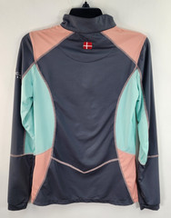 Kastel Denmark Pullover Training Top Women’s M Equestrian Riding Gray 1/4 Zip