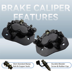 Rear Left & Right Brake Caliper Set for Can-Am Outlander 450 650 1000