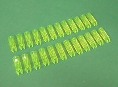 AAE Arizona Archery Enterprises PlastiNocks – 11/32″ Flo Green – 2 Dozen