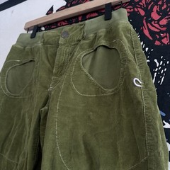 E9 Onda VS Cord Climbing Pants Boulder Pants Thymus Green Cotton Italy Women’s L