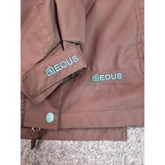 EOUS Equestrian Riding Jacket Waterproof Hooded Brown Women’s XL 3-1